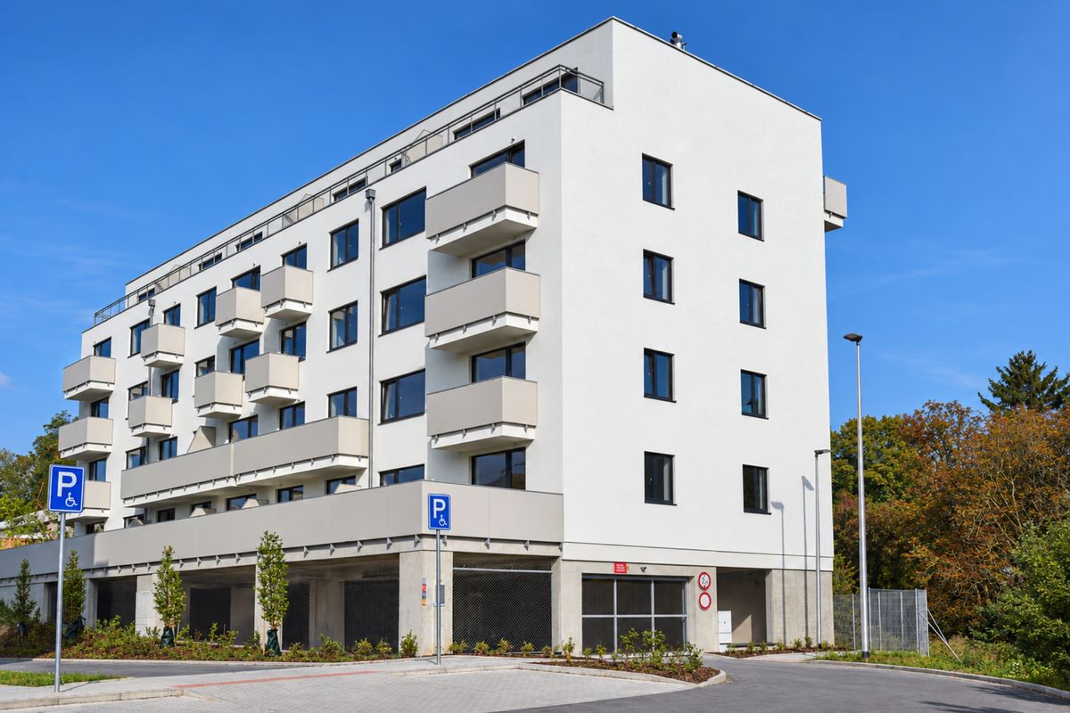 Rezidence Park, Pod Ostrovcem, Kladno, dokončený bytový dům